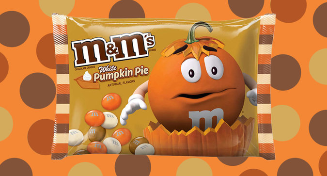 White Pumpkin Pie M&Ms are Here to Remind You Fall is Near