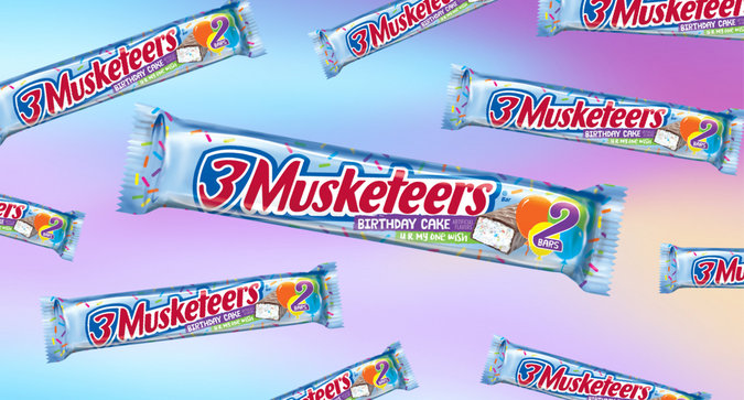 3 Musketeers Launched a Funfetti-Inspired Candy Bar