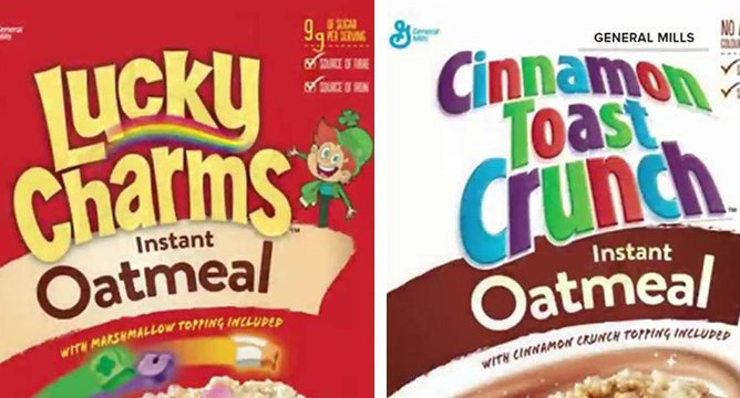 Lucky Charms and Cinnamon Toast Crunch Oatmeal is Here!