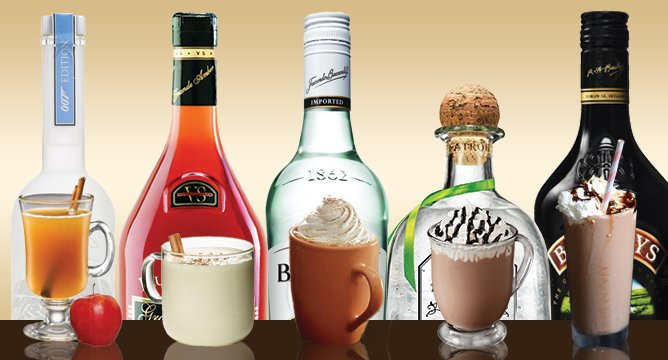 Spike Your Favorite Seasonal Drinks with Top Shelf Liquors