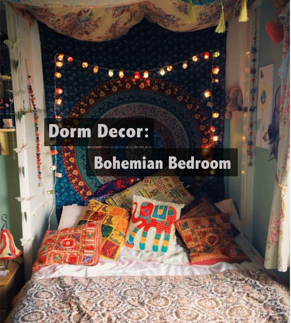 Dorm Decor: Bohemian Bedroom for $200!