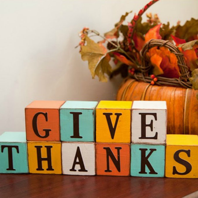 DIY: Thanksgiving Blocks