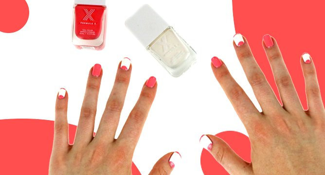 DIY a Color-Blocked Mani at Home