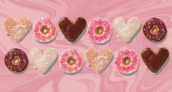 Dunkin' Donuts' New Donut is the Only Thing We Want for Valentine's Day