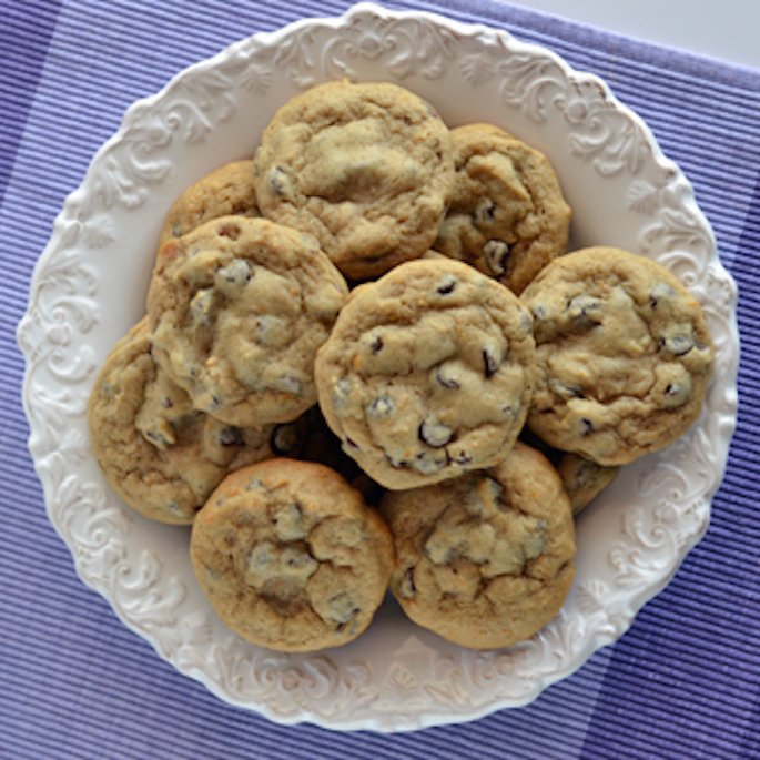 Earl Grey & Orange Zest Chocolate Chip Cookies