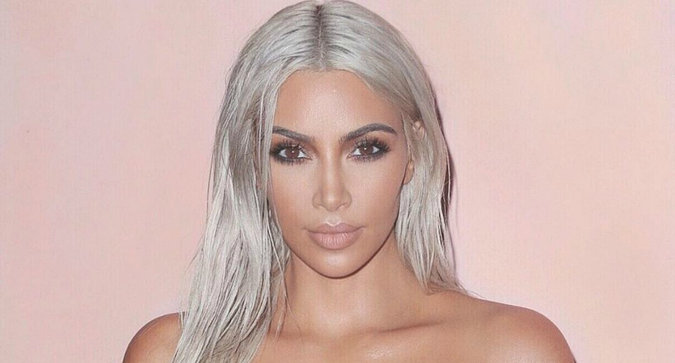 This Product Keeps Kim K-Style Platinum Hair Healthy