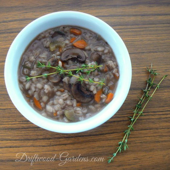 What's for Dinner?: Mushroom Barley Soup
