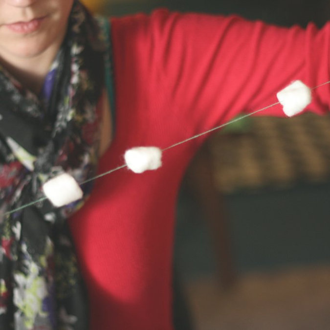 DIY Snowball Decor