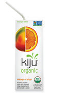Slide: Kiju Organic Mango Orange Juice Boxes