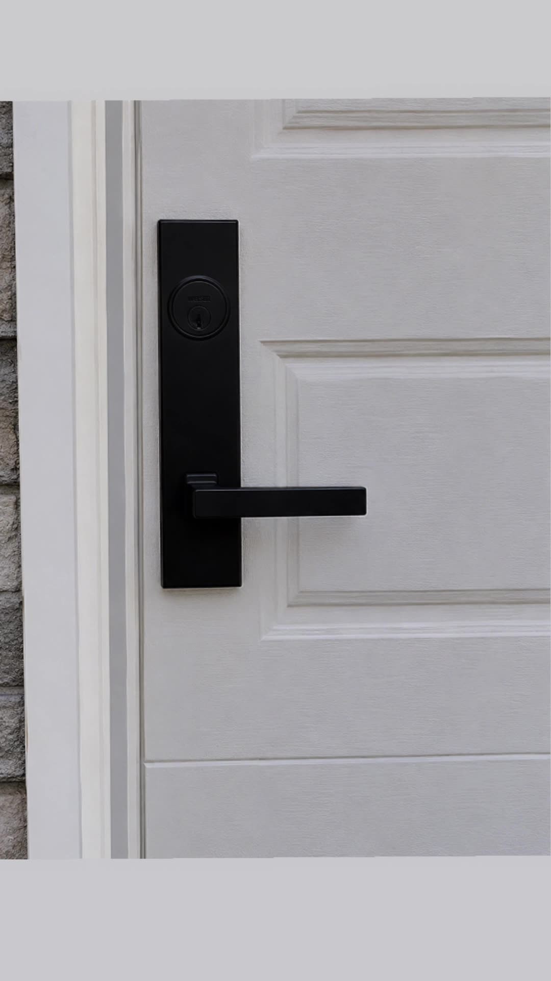 Halifax Entry Set with Lever - Deadbolt Keyed One Side - featuring