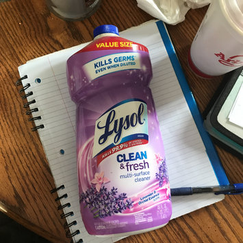 Photo of Lysol® Clean & Fresh Lavender & Orchid Essence Scent Multi-Surface Cleaner 48 fl. oz. Bottle uploaded by Audra W.
