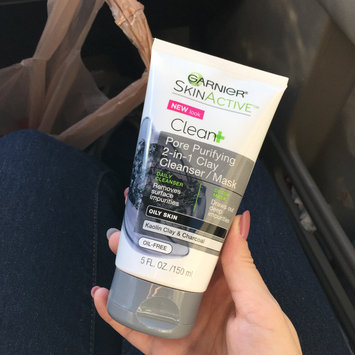 Photo of Garnier SkinActive Clean+ Pore Purifying 2-In-1 Clay Cleanser Mask uploaded by Rachel d.