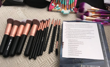 Photo of BS-MALL(TM) Premium Synthetic Kabuki Makeup Brush Set Cosmetics Foundation Blending Blush Eyeliner Face Powder Brush Makeup Brush Kit uploaded by Dawn F.