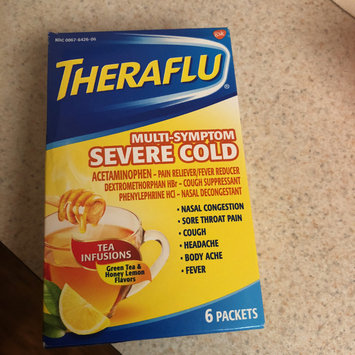 Photo of Theraflu Multi-Symptom Severe Cold Packets Lipton Green Tea & Honey Lemon Flavors - 6 CT uploaded by Arnisha W.