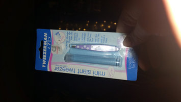 Photo of Tweezerman Mini Oval Slant Tweezer, Lavender Polka Dot in Tube uploaded by ADRIANA C.
