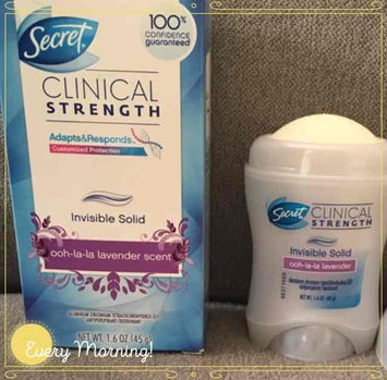 Photo of Secret Clinical Strength Invisible Solid Women's Antiperspirant & Deodorant Ooh-La-La Lavender uploaded by Veronica R.