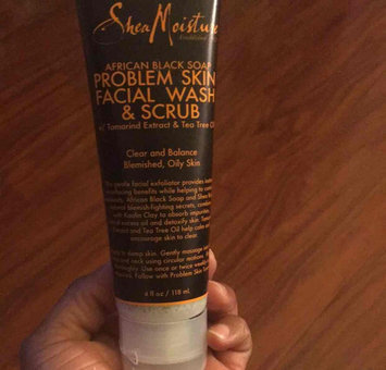 Photo of SheaMoisture African Black Soap Problem Skin Facial Wash & Scrub uploaded by Janel W.