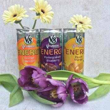 Photo of V8® V-Fusion + Energy Peach Mango Flavored Vegetable & Fruit Juice uploaded by Kristina W.