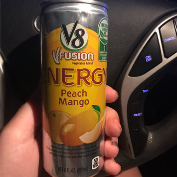 Photo of V8® V-Fusion + Energy Peach Mango Flavored Vegetable & Fruit Juice uploaded by Allison B.