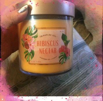 Photo of Signature Soy Jar Candle Hibiscus Nectar - 15.2oz, Orange uploaded by Amanda S.