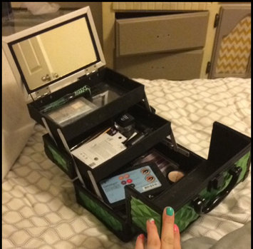 Photo of Shany Cosmetics Premium Collection Purple Diamond Makeup Train Case uploaded by Shelby Y.