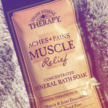 Photo of Village Naturals Therapy Aches+Pains Muscle Relief Foaming Bath Soak with Epsom Salt, 36 oz uploaded by Angela Y.