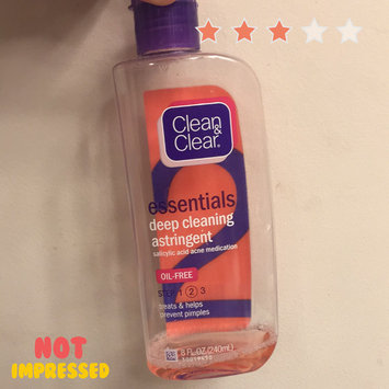 Photo of Clean & Clear® Essentials Deep Cleaning Astringent uploaded by Lauren S.