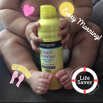 Photo of Neutrogena® Beach Defense® Water + Sun Protection Sunscreen Spray Broad Spectrum SPF 70 uploaded by Clarissa M.