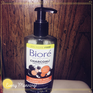 Photo of Bioré Charcoal Acne Clearing Cleanser uploaded by Crystal F.