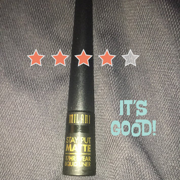 Photo of Milani Stay Put Matte 17hr Wear Liquid Eyeliner uploaded by Jennifer (@alettertoelise_89) G.