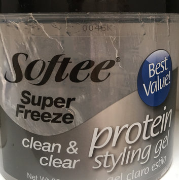 Photo of Softee Super Freeze Protein Styling Gel Best Value Clean and Clear 8 Oz uploaded by Pilar G.