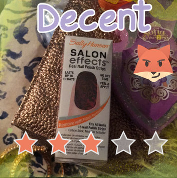 Photo of Sally Hansen® Salon Effects Real Nail Polish Strips uploaded by Del T.