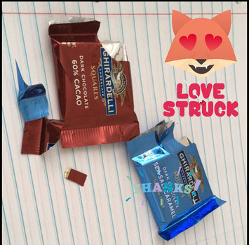 Photo of Ghirardelli Chocolate Squares Premium Dark Assortment Sea Salt, 60% Cacao, 72% Cacao, Dark And Sea Salt Caremal uploaded by Merimel V.