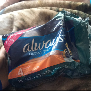 Photo of Always Ultra Thin Size 4 Overnight Pads With Wings Unscented uploaded by Rinoa C.