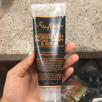 Photo of SheaMoisture African Black Soap Problem Skin Facial Wash & Scrub uploaded by Sheryl B.