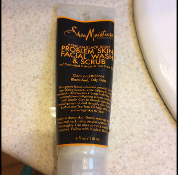 Photo of SheaMoisture African Black Soap Problem Skin Facial Wash & Scrub uploaded by Sariah C.