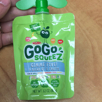 Photo of GoGo SQUEEZ APPLE STRAWBERRY APPLESAUCE ON THE GO uploaded by Heather Z.