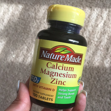 Photo of Nature Made Calcium Magnesium Zinc Tablets - 100 CT uploaded by Britnee J.