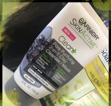 Photo of Garnier SkinActive Clean+ Pore Purifying 2-In-1 Clay Cleanser Mask uploaded by Brittany B.