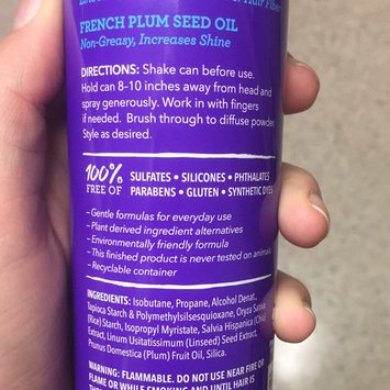 Photo of Not Your Mother's® Naturals Linseed Chia Blend & French Plum Seed Oil Volume Boost Tapioca & Rice Dry Shampoo uploaded by Kimberly R.