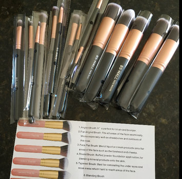 Photo of BS-MALL(TM) Premium Synthetic Kabuki Makeup Brush Set Cosmetics Foundation Blending Blush Eyeliner Face Powder Brush Makeup Brush Kit uploaded by Carissa O.