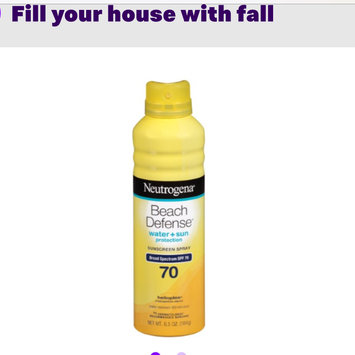 Photo of Neutrogena® Beach Defense® Water + Sun Protection Sunscreen Spray Broad Spectrum SPF 70 uploaded by Lizzie W.