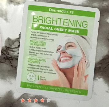 Photo of Dermactin - Ts Dermactin-TS Facial Sheet Mask Brightening uploaded by Tiffani C.