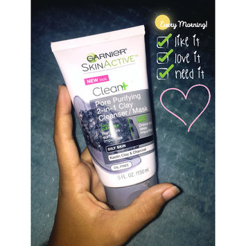 Photo of Garnier SkinActive Clean+ Pore Purifying 2-In-1 Clay Cleanser Mask uploaded by Gabriela R.