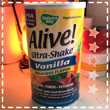Photo of tures Way Nature's Way Alive! Ultra-Shake Soy Protein - Vanilla uploaded by Jennifred W.