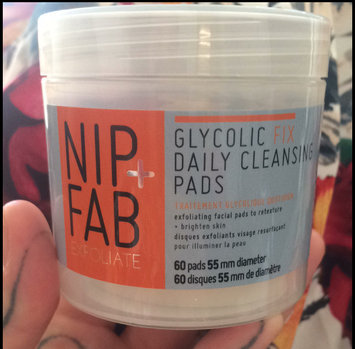 Photo of Nip + Fab Glycolic Fix Exfoliating Facial Pads - 60 Count uploaded by Ella P.