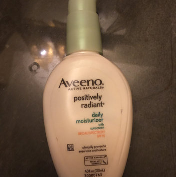 Photo of Aveeno® Positively Radiant Daily Moisturizer SPF 15 uploaded by Sharon F.