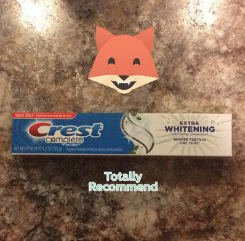 Photo of Crest Complete Extra Whitening Toothpaste with Tartar Protection uploaded by Jared S.