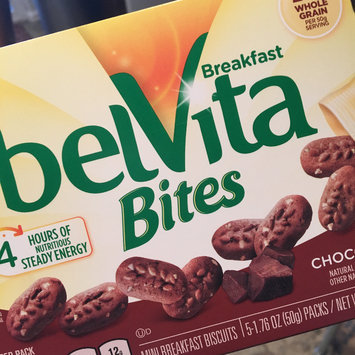 Photo of Nabisco belVita Mini Breakfast Biscuits Bites Chocolate uploaded by Camille O.