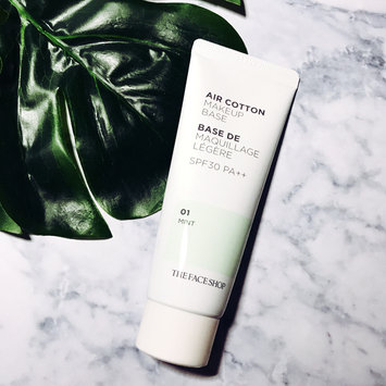 Photo of The Face Shop Air Cotton Make Up Base SPF30 PA++ uploaded by littlemisspotchi D.